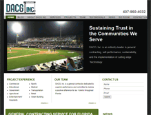 Tablet Screenshot of dacginc.com